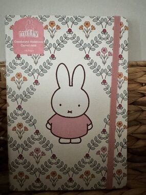 Miffy Spiral 6x8” Notebook Miffy Flowers Pattern Hard Cover 176 Lined Pages NWT✨